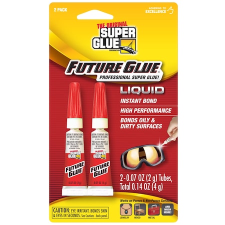 Super Glue Future Glue Super Strength Clear All Purpose Glue PK2 11710112